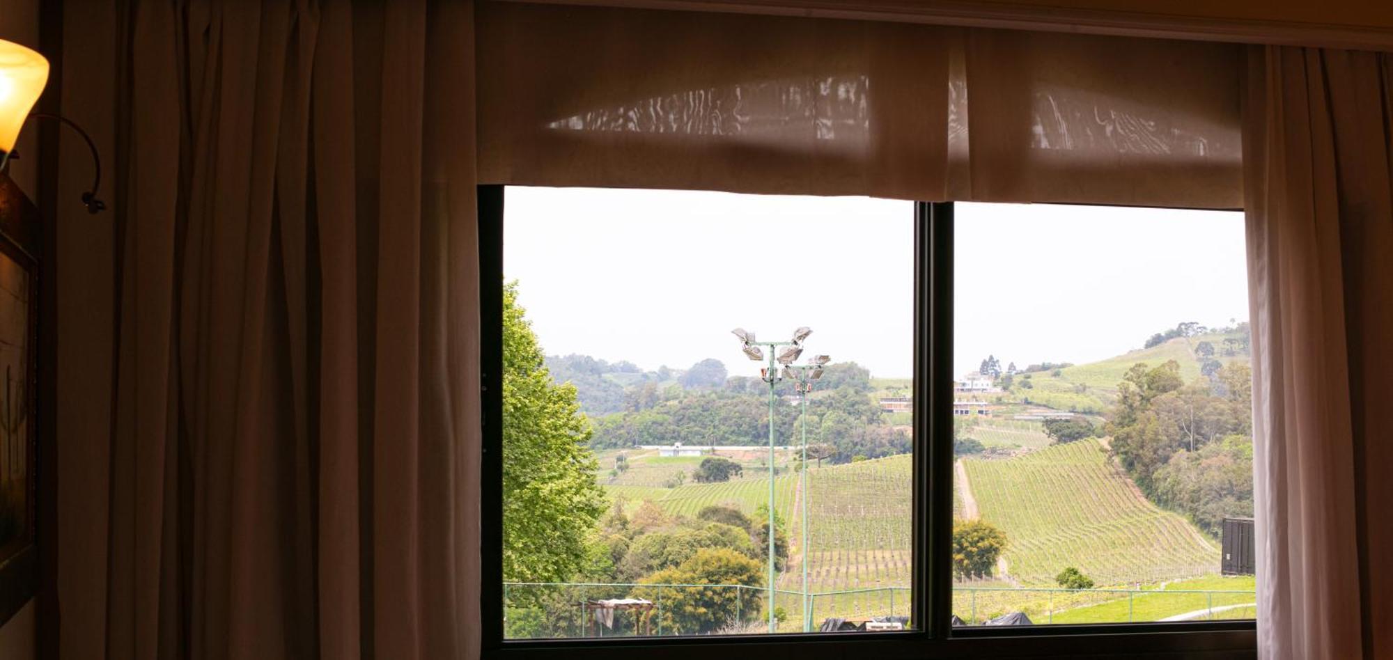 Spa Do Vinho Condominio Vitivinicola Bento Gonçalves Esterno foto A view of the Hunter Valley from a Hunter Valley wine cellar door